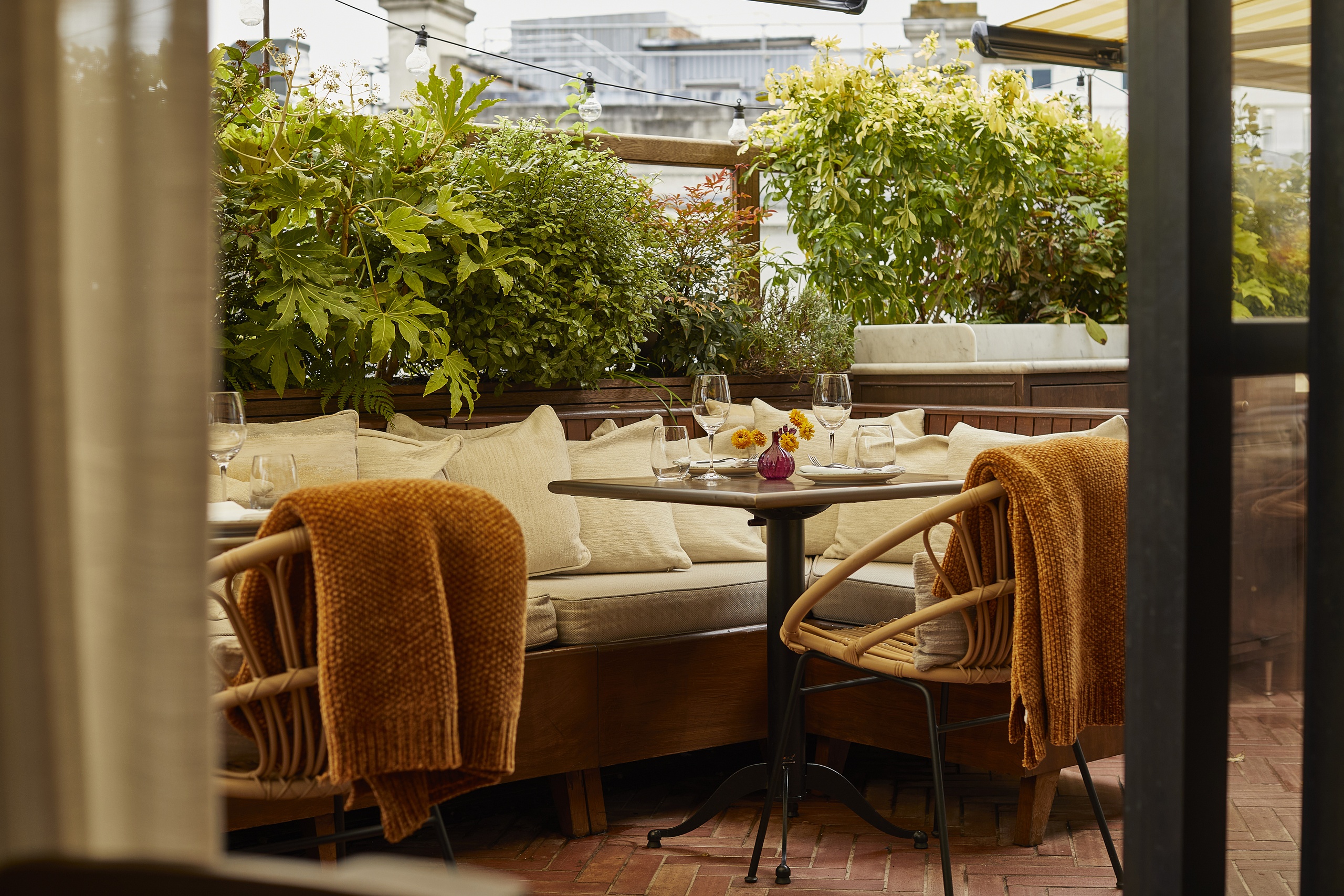 Yasmin heated terrace Soho