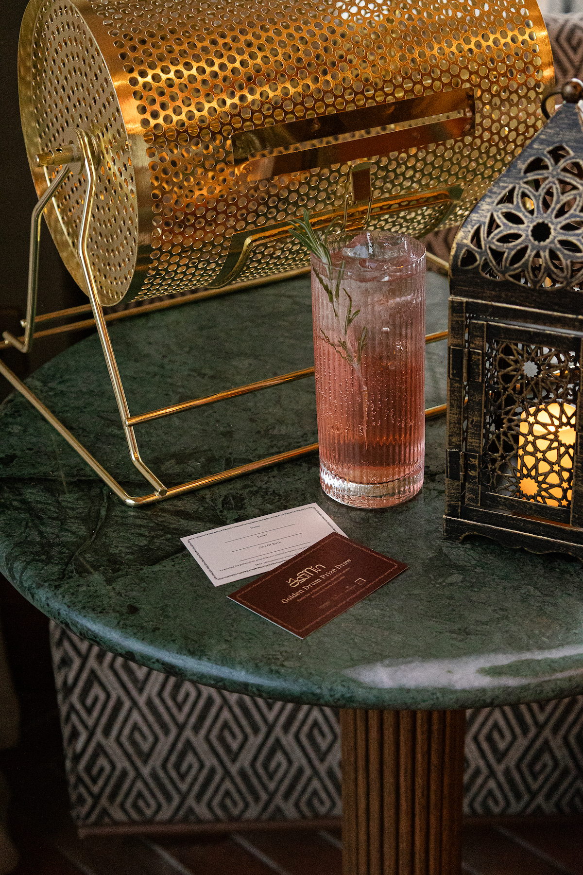 Golden Draw prize at Yasmin